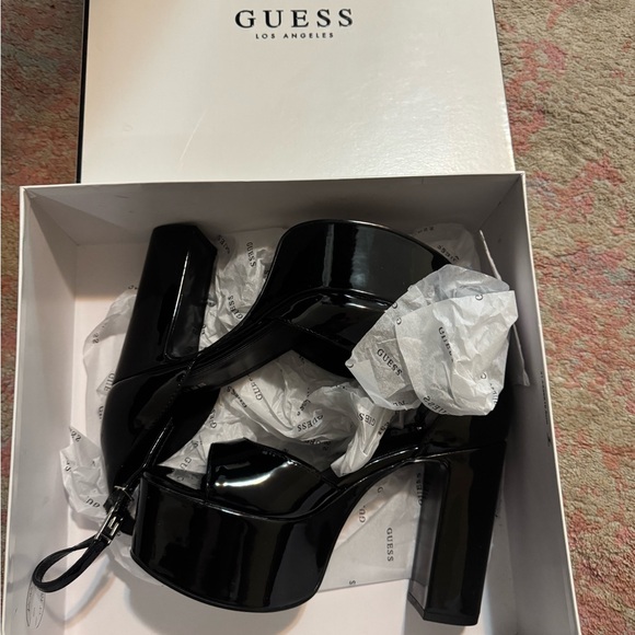 Guess Shoes - GUESS Women's Black Platform Heels